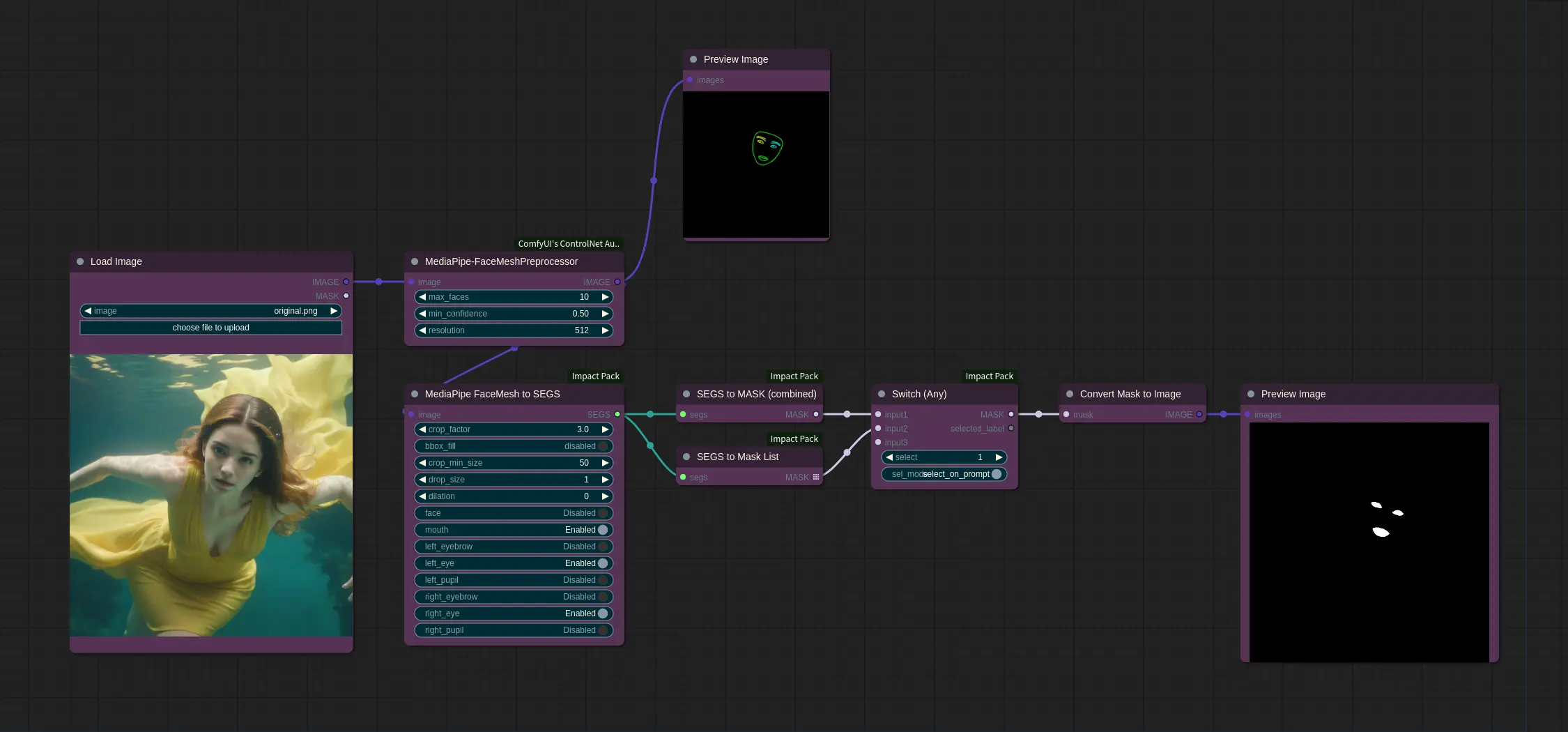 Mediapipe workflow